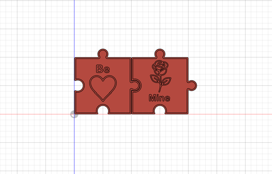 Be Mine Puzzle Coasters
